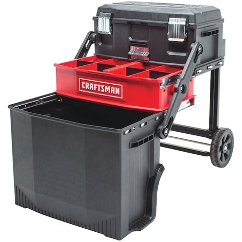 craftsman portable metal tool box|lowe's craftsman rolling tool box.